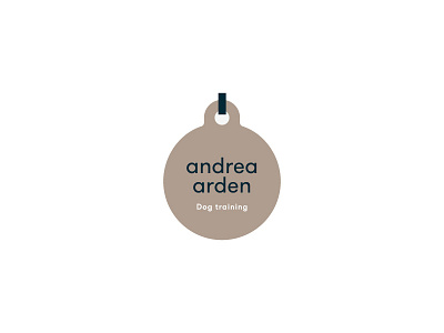 Logo II — Andrea Arden branding clean dogtraining logo logo design typography