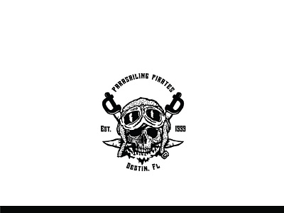 Pirates drawing freehand logo