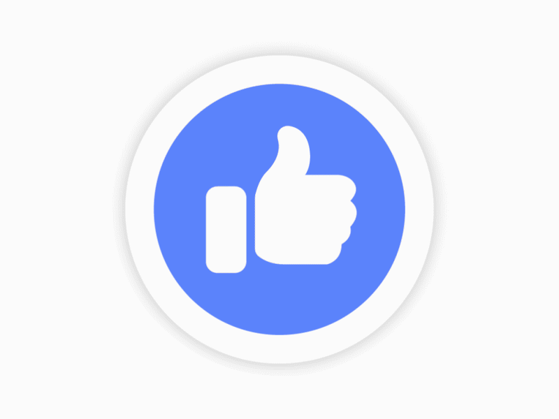 Facebook Like Mograph after effects facebook like mograph motion graphic thumbs up