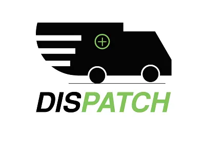DISPATCH MEDICINE VIBE TRUCK LOGO illustration logo medicine truck
