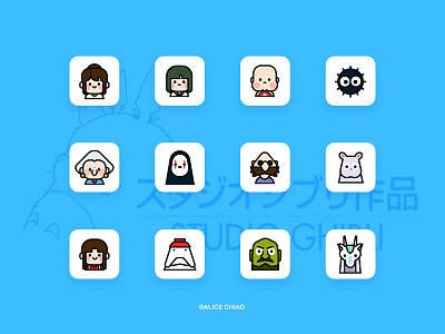千と千尋の神隠し chihiro ghibli icon