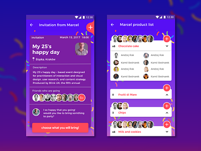 Product list adobexd android app color dailyui design fun iphone ui ux