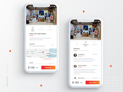 Cabyn App app booking clean creative ios mobile ui ux