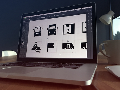 Logistics — Icon Set WIP glyphs icons logistics noum web app