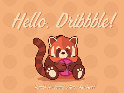 Hello, Dribbble! dribbble hello redpanda