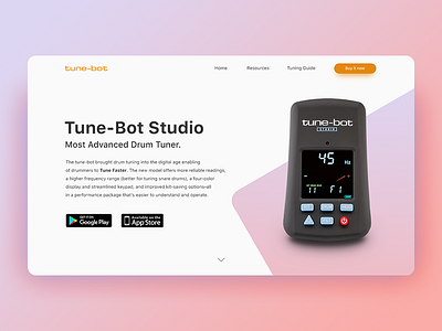 Landing Page (above the fold) [Daily UI #003] abovethefold dailyui landingpage ui ux webdesign