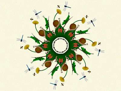 Insect mandala