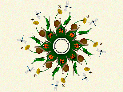 Insect mandala
