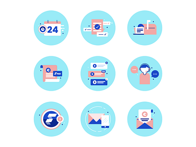 Finqle Factoring Icons - Part 2 development factoring icons illustration payment start up system