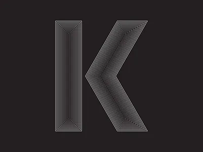 🆗🆗🆗 36daysoftype dimensional experimental fade geometric k letter minneapolis monogram type