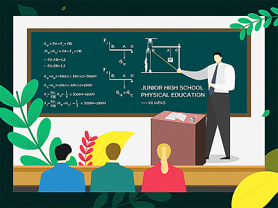 Physics teacher - my boyfriend illustrations