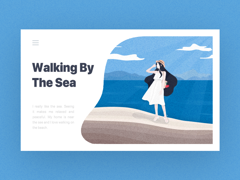 Walking By The Sea