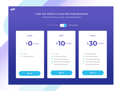 UI challenge - Pricing page card pricepage ui uichallenge