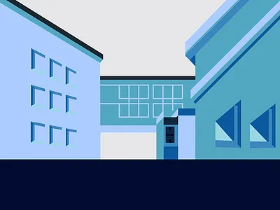 Higher School Of Economics In Saint Petesburg architecture blue city dasha f. house moscow pattern school stripes university window