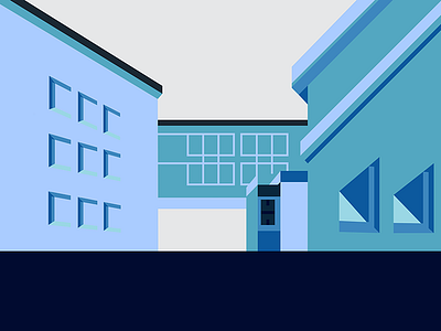 Higher School Of Economics In Saint Petesburg architecture blue city dasha f. house moscow pattern school stripes university window