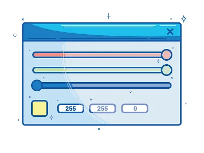 Color Models article illustration flat illustration graphic art graphic design illustration illustrator simple illustration