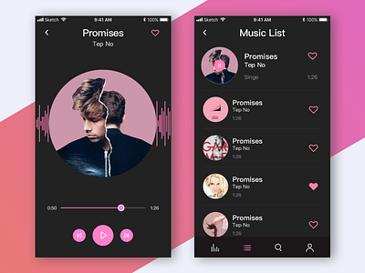 UI100day_music player ui