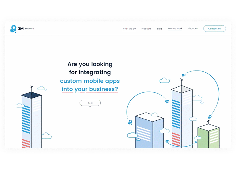 Jouret Mobile Solutions animation browser design desktop landing landingpage mobile motiondesign ui ux webdesign website