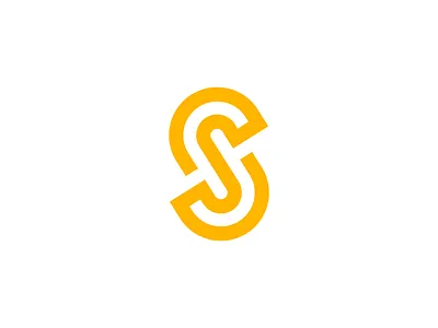 S / logo design abstract branding design icon logo minimal monoline path s symbol vector