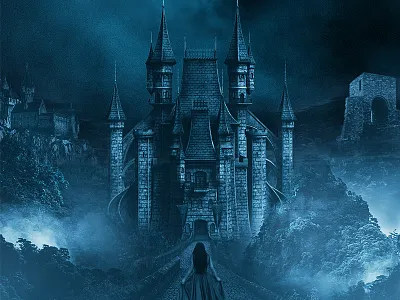 The Castle art digital manipulation matte painting photoshop surreal