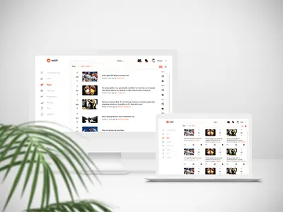 Reddit Dashboard Redesign design experience interaction interface ui ux website