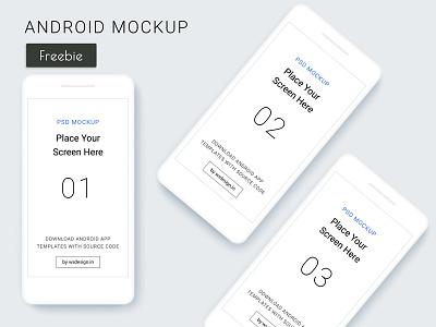 Android Mockups - Freebie