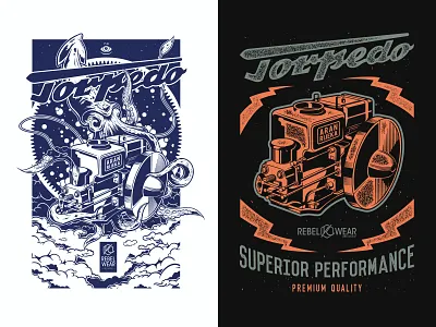 Torpedo Factory Tees croatia design factory illustration industrial heritage rijeka shirt torpedo
