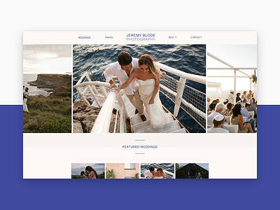 Jeremy Blode Photography photography photos portfolio ui website wedding