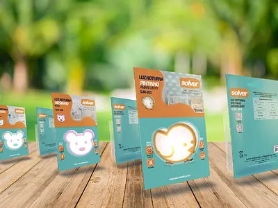 Packaging of night-lights for children brazil child graphic design packing sp