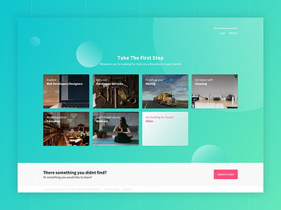 Do it For Me Landing Page adds application home interface landing landing page ui