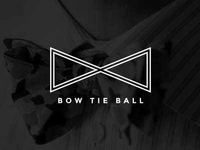 Bow Tie Ball Logo bow tie logo