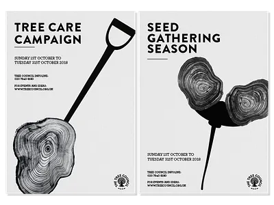 National Tree Campaign 02 design graphic illustration poster print