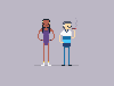 Glow - Coach Time glow netflix pixel art