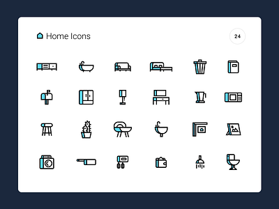 Home Icons estate fill home icons modern outline pack real set simple ux website