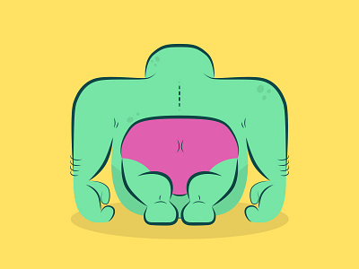 Monster art character design illustration monster
