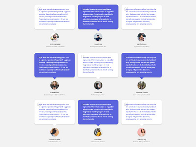 Daily UI Challenge Day #39 - Testimonials app dailyui gradient icon mobile ui ux