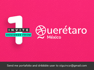 Invite drafted dribbble dribbbleinvite invitation invite player portfolio queretaro ticket