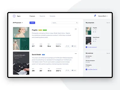 Sigma — proposals for designers [Day 6] 30 days challenge creative dashboard impress it product product design proposal generator proposals sigma ui ux
