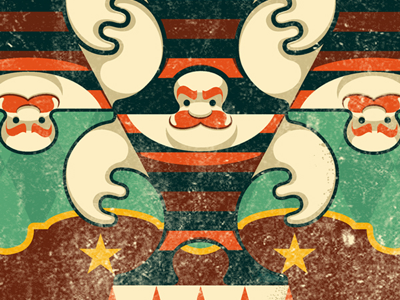 CIRCUS circus illustration tessellation vector