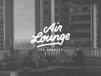 Air Lounge Logo brand branding design food gastronomy handlettering logo logodesigner logotype type