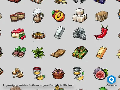 Farm Mania Silk Road Sketches 2 android farm food game goods icons ios items shop sketch