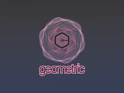 Geometric brand branding company geometric line art logo logodesign simple