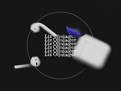 Personal branding | experimenting 2 apple effect illustrator photoshop scan text type typography visual