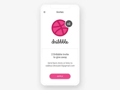 Dribbble Invite dribbble invite member player