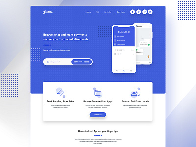 Landing page proposal clean design interface landingpage page simple ui ux web website