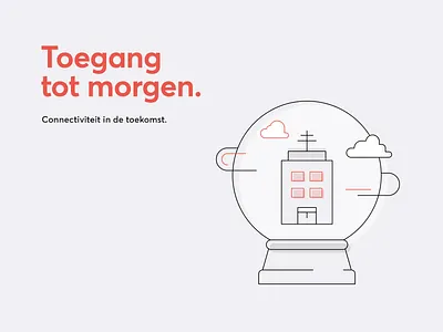 Presentation sheet connectivity access brand branding connectivity header icon identity illustration line lines networks tomorrow