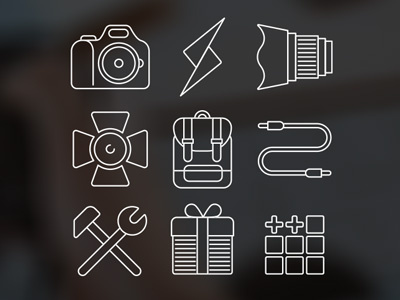 Camera store app icon set app camera icon photo