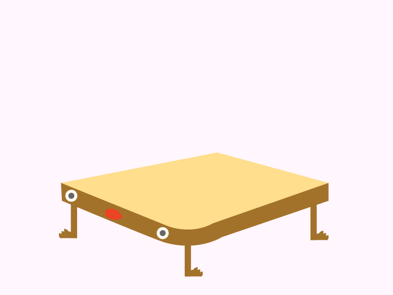Toast character design illustration morning motion design motion graphics toast