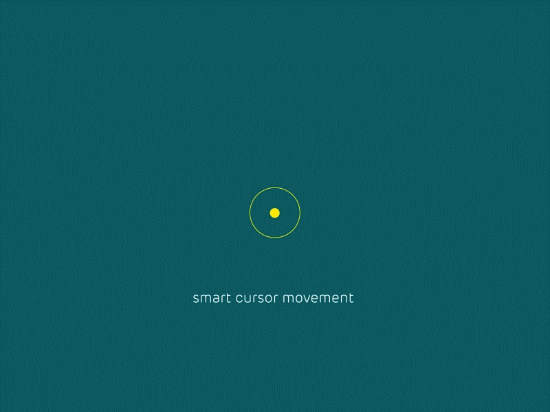 EE Cursor Movement concept design digital interaction ixd ui