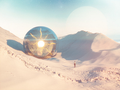 Alien world 3d alien c4d fantasy octane photoshop star